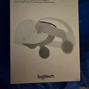 Logitech White Audio Strap for Meta Quest 2